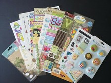 13 Piece Lot Travel Vacation Beach Stickers SOME NEW  SOME PARTIALLY USED-AS IS