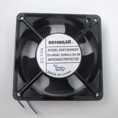 SENSDAR SDE12038S2H AC220V-240V 0.10A 8W 12CM Metal Cooling Fan