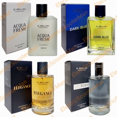 Bellini Men 100ml Fragrances Acqua Fresh Dark Blue Elegance  Victory UK