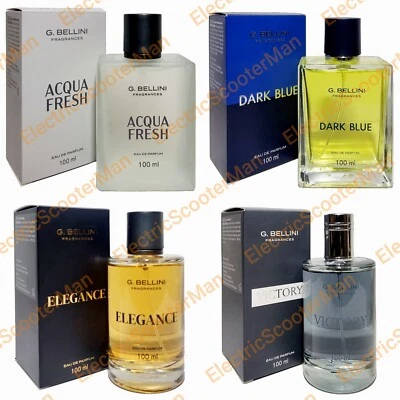 G. Bellini Men 100ml Fragrances Acqua Fresh / Dark Blue / Elegance / Victory
