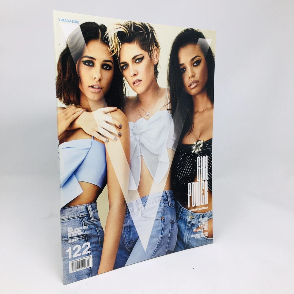 V Magazine 122 Kristen Stewart Naomi Scott Balinska 2019 Winter Charlie's Angels - Image 2 of 4
