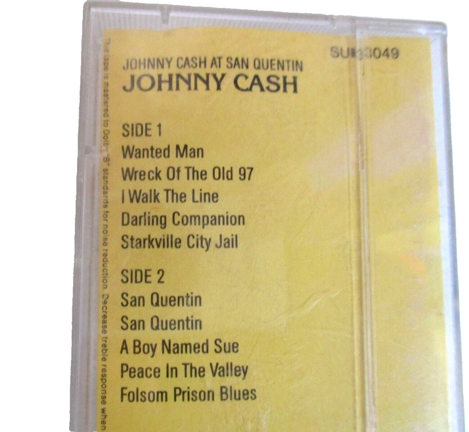 Johnny Cash At San Quentin Cassette Tape Rainbow Music Group Australia Tested - Image 3 of 4
