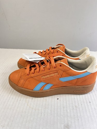 Reebok Men's Club C Grounds UK Terracota/Bold Cyan Sneakers 100074846 US 7 - Picture 2 of 8