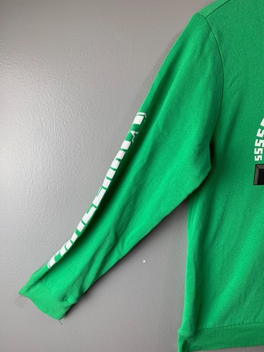 Mad Engine Size Large Sweatshirt Minecraft Creeper Santa Christmas lights - Picture 3 of 17