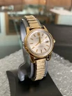 Vintage Seiko Chorus Seahorse Mechanical Ladies Gold Watch 17 Jewels Waterproof