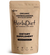 Organic Ashwagandha Root Powder for Stress Relief, Anxiety  Fatigue Aid