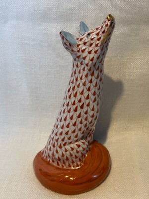 Herend Large Orange Fox 