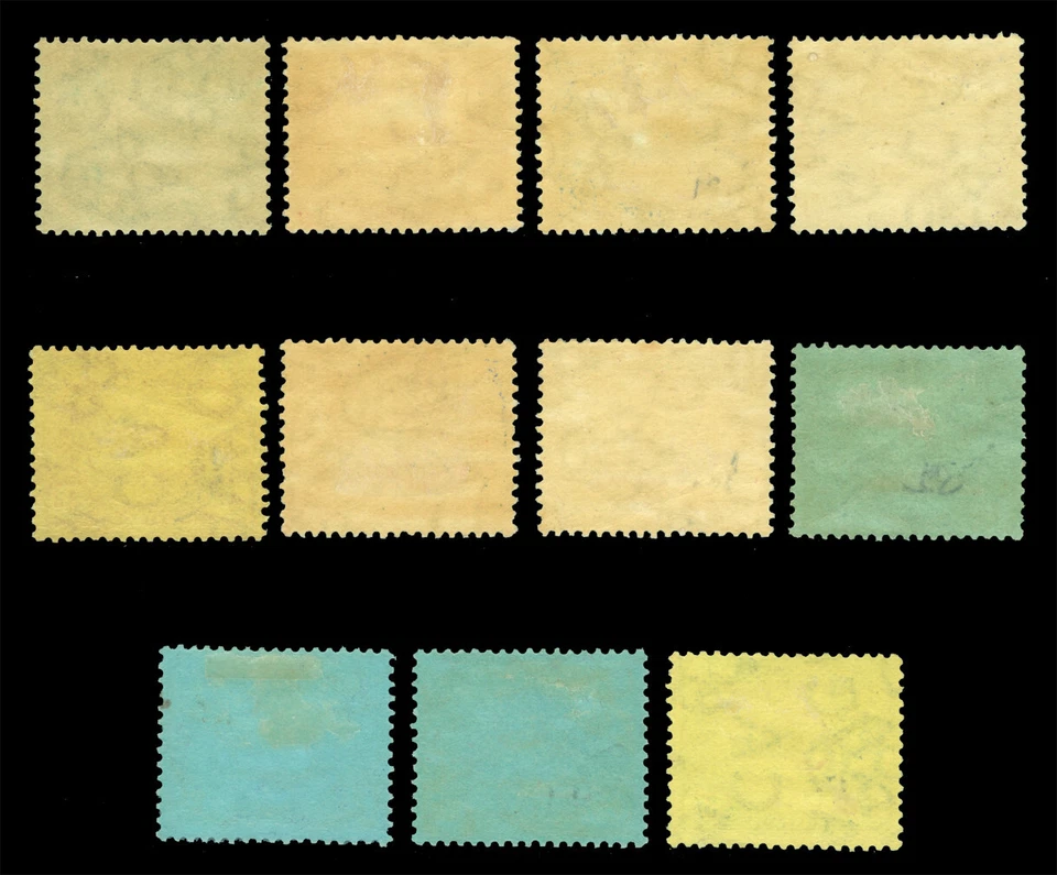 British SOLOMON Islands (Pacific Ocean) 1908 War Canoe set Scott #8-18 mint MH - Image 2 of 2