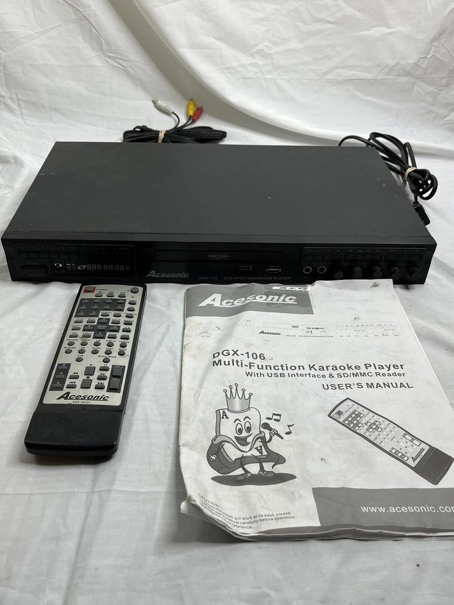 LECTEUR KARAOKÉ MULTI CD/VCD HYUNDAI HCV-1060 - SYSTÈME TOUT-EN-UN D'OCCASION (RARE)