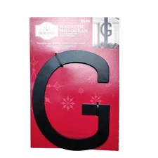 Holiday Time Magnetic Monogram Letter G For Stocking or Wreath Hanger