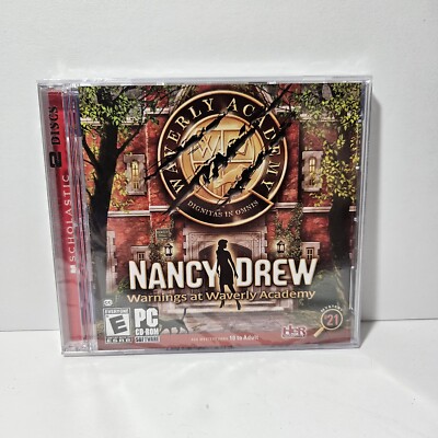 New / Sealed Nancy Drew: Warnings at Waverly Academy (PC, 2009) Computer Game