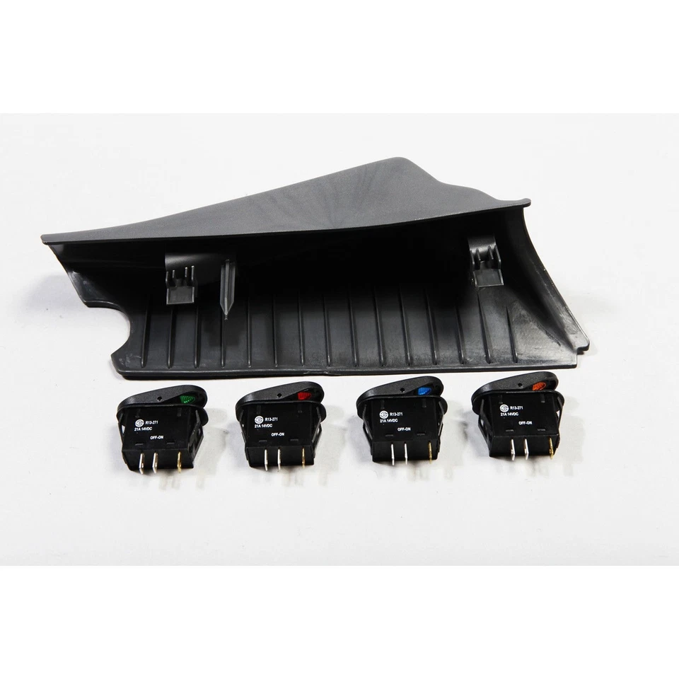 Kit de cápsula de interruptor de pilar Rugged Ridge lado izquierdo para Jeep Wrangler JK 07-13 Foto 3 de 3