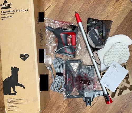 BISSELL PowerFresh PRO 3-in-1 Sanitizing Steam Mop PETS - New Opened Box