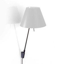 Luceplan, Costanzina Wand Schwarz-Weiß, Paolo Rizzatto, 1992