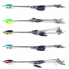 Alabama Umbrella Rig 5 Arms 4 Blades 7'' Fishing Lure Bait Rigs Bass