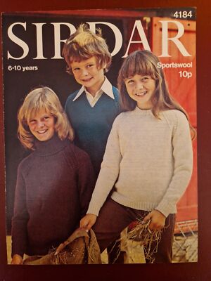 Sirdar - DK - Kinder Pullover - Original Strickanleitung K170