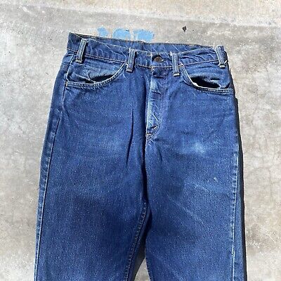 Vintage Levi's 646 Bell Bottom Big E Orange Tab Denim Jeans Vintage Levi's 646 Bell Bottom Big E Orange Tab Denim Jeans