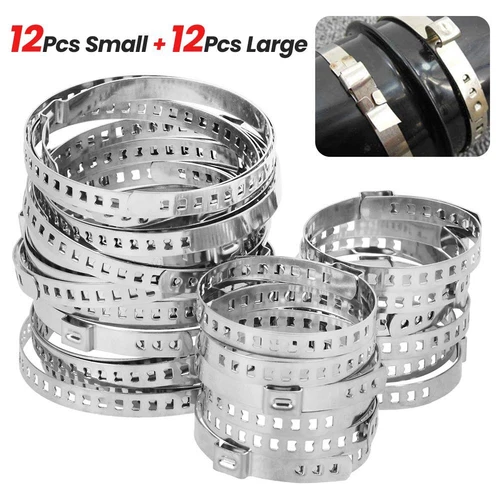 24x Schellen Achsmanschetten 20-120mm Klemmschelle & 2x Schlauchklemmenzange Set - Bild 9 von 12