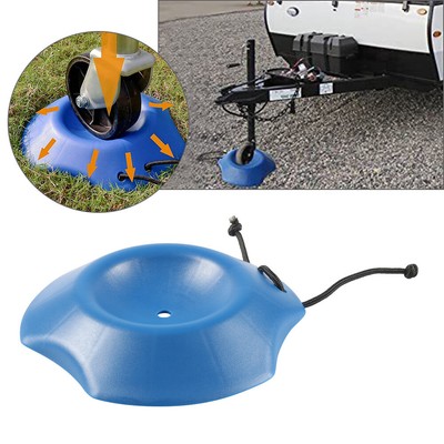 RV Trailer Stopper Zunge Jack Anti-Rutsch-Block Wheel Dock Chock Stabilizer