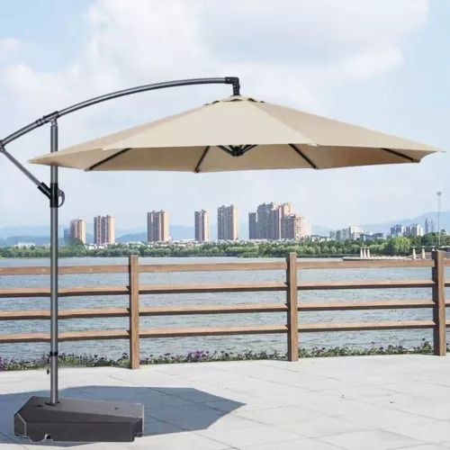 Outdoor Terrassenschirm Ersatztuch Gartenschirm Abdeckung Sonnenschutz Sonnendach - Bild 8 von 60
