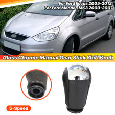 5 Gang Silber Schaltknauf Schalthebel Hebel Für Ford Focus Mondeo Mustang C-MAX
