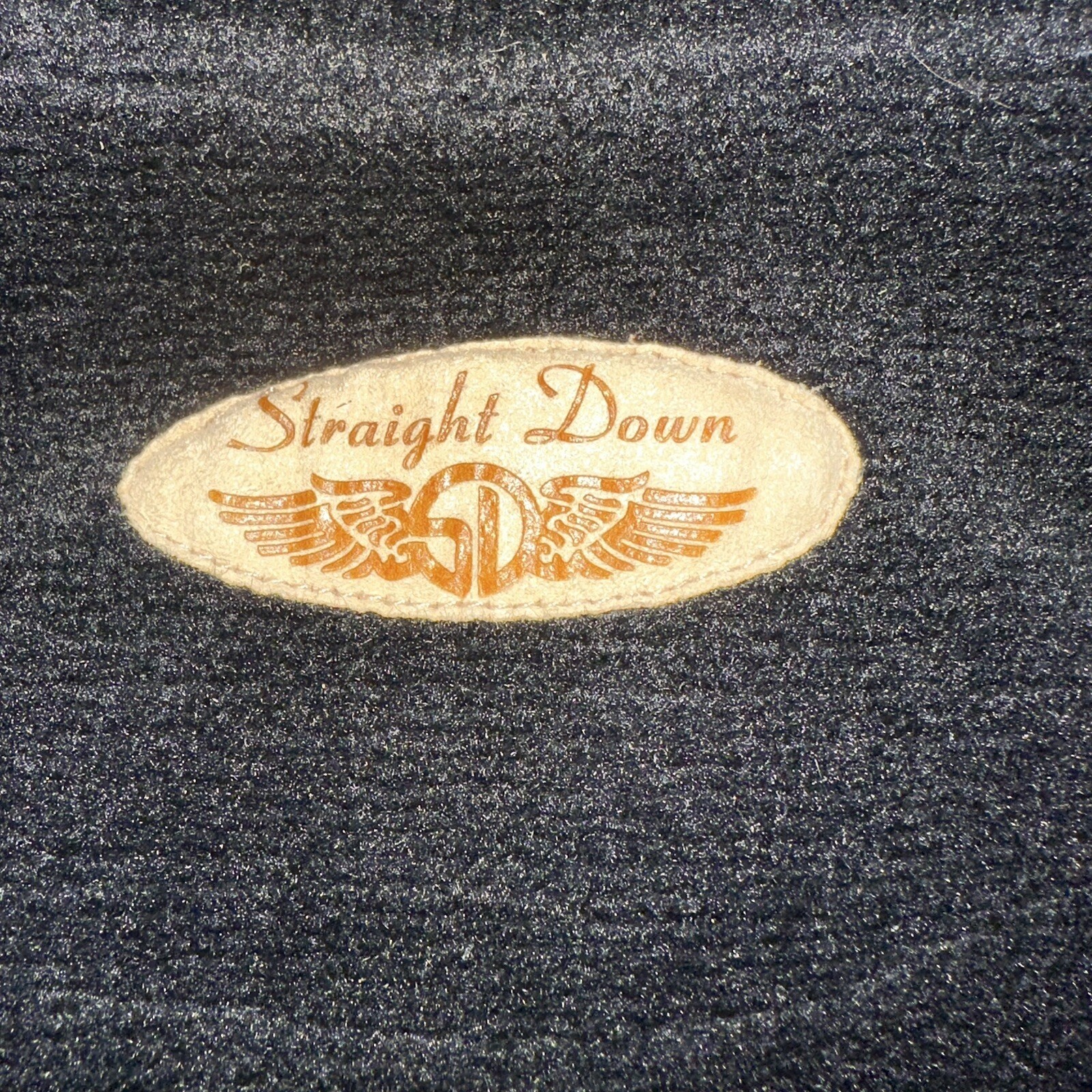 Straight Down Button Pullover  Large Black  Terry… - image 4