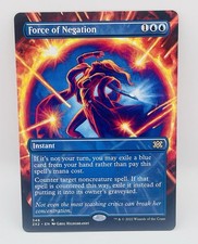 Force of Negation [Borderless] #346 Prices | Magic Double Masters