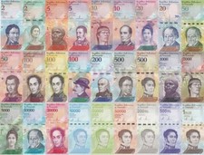 Venezuela 2-1000000 Bolivares 2007-2020 P 88-114 UNC Set 27 pcs NR No Reserve