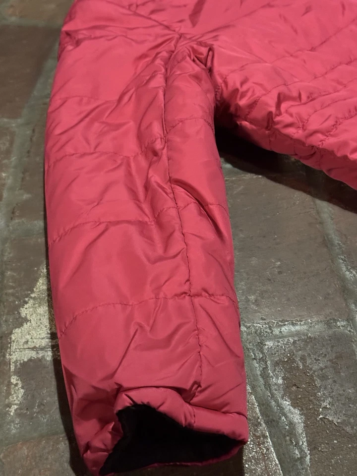 Abrigo Mujer Atleta Reversible Talla 2X Negro a Rosa Cremallera Completa Foto 3 de 4