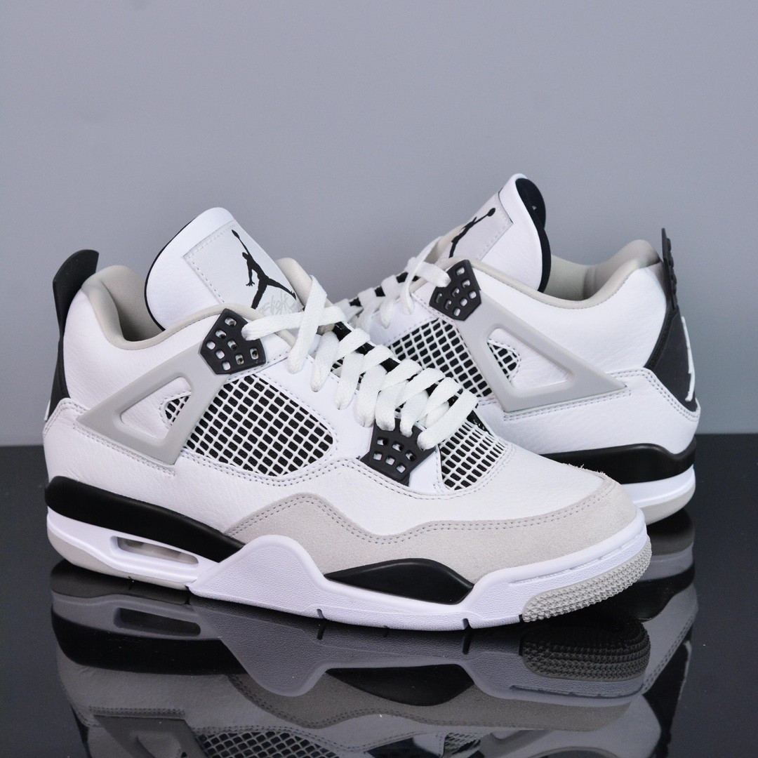 Air Jordan 4 ブラック/ホワイト Size 10.5 - Jordan 4 Retro Mid Military Black for sale online | eBay