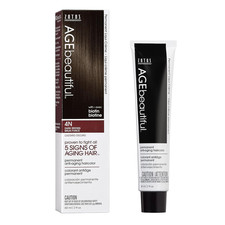 AGE Beautiful Permanent Hair Color Dye Liqui Creme | 100% Gray Coverage | Anti-A