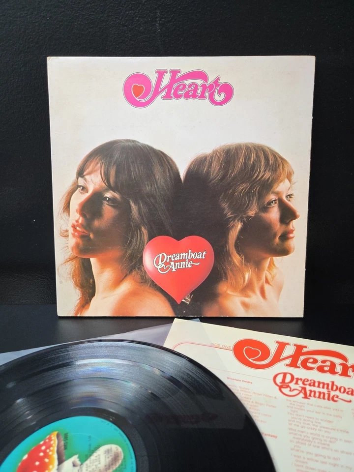 Heart Dreamboat Annie Lp Vinyl 1975 1st KENDUN Mushroom Press W/Insert EX - Image 2 of 4