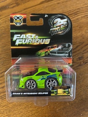 JADA SMALL BLOCKS 25 YRS OF FAST & FURIOUS BRIAN'S GREEN MITUBISHI ECLIPSE