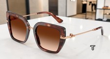 DOLCE & GABBANA DG4474 322274 Havana Brown Gradient 53 mm Women's Sunglasses