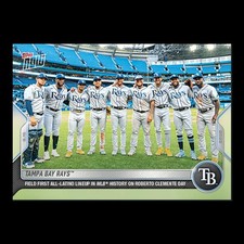 Tampa Bay Rays - 2022 MLB Topps Now Card 906 - Print Run: 1379 Tampa Bay Rays