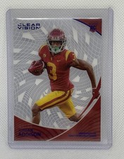 Jordan Addison - Clear Vision Draft Picks #6 Blue /99 USC Trojans