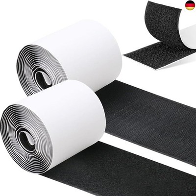 Velcro Tape, Self-Adhesive, Extra Strong, 5 cm, Velcro Fastening, Self-Adhesive