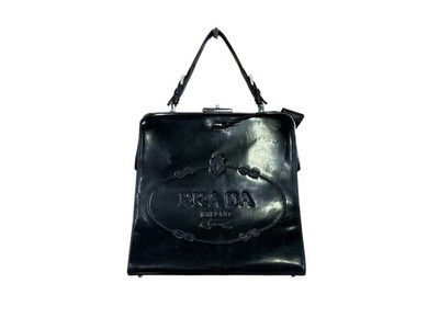 Prada Spazzolato Framed Bag