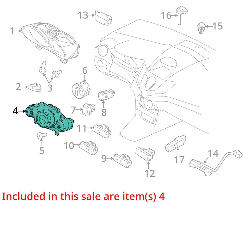 Ford Fiesta 2014-2019 calefacción climatización temperatura fabricante original NUNYZ Foto 3 de 4