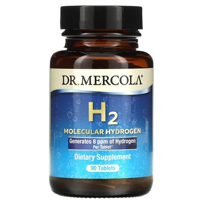 2 X Dr. Mercola, H2 Molecular Hydrogen, 90 Tablets