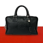 LOEWE Amazona 36 Anagram logo Handbag leather black 75666