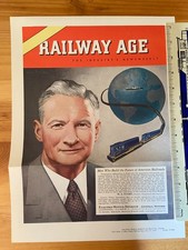 NOS EMD Electro-Motive GM Locomotive Chesapeake & Ohio Railway Age Cover 1957