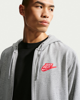 Nike French Terry Full-Zip Hoodie Gray IF0726-063 Japan size | eBay