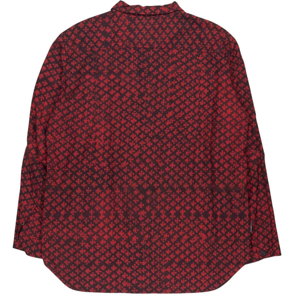 By Walid Red Patterned Shirt image 2