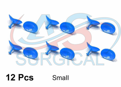 Corneal Eye Shield with Electro Coated Small Size Laser Eye Protector 12 Pcs
