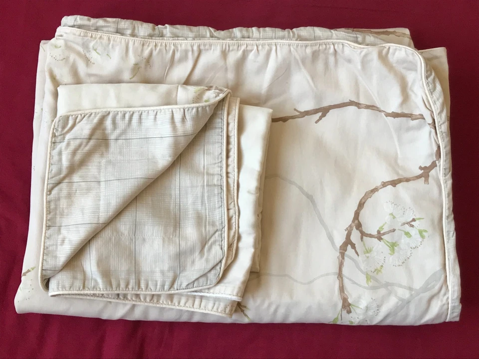YVES DELORME PARIS LUXUS FLORAL ZWEISEITEN BETTWÄSCHE 2-Tlg Set 100% COTTON - Bild 3 von 4