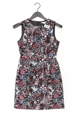 H&M Bleistiftkleid Kleid für Damen Gr. 34, XS mit Blumenmuster Ärmellos schwarz - Bild 1 von 4