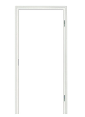 Türzarge Weiß Design Desing 86,0x198,5x14 cm Rechts profiliert Top Qualität