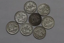 🧭 🇦🇺 AUSTRALIA 3 PENCE 1915 SCARCE + OTHERS LOT B66 #20 WO37