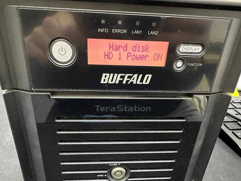 BUFFALO TeraStation TS3200D 2X 1TB HDD USB 2.0 With Power Lead Tested & Working - Image 2 of 4